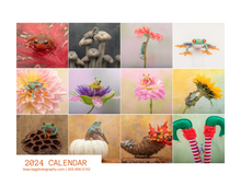 Load image into Gallery viewer, Frogs of 2024 Calendar
